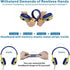 SIMOLIO Kids Headphones with Microphone, 75dB-85dB-94dB Volume Limited Headphone Share Port, On-Ear Wired Headphone with AUX Jack, Foldable & Dura...