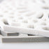 Mintrico Silicone Trivet Mat Pad for Hot Dishes Set of Two (White & Grey Octagon)…...