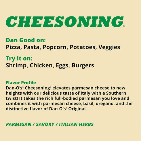 Dan-O's Cheesoning Seasoning | Medium Bottle | 1 Pack (7.6 oz)...