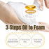 3-in-1 Gentle Oil to Cleansing Foam Cleanser - Macadamia & Flaxseed Oils for Pore & Sebum Control - Transforming Oil to Ampoule to Foam - Protects...