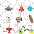 HENGYID Animal Cookie Cutter Set - 9 PCS Stainless Steel Shaped Cookie Candy Food Cutters Molds for DIY, Kitchen, Baking, Cake, Holiday Celebratio...