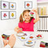 ZOIIWA 6PCS Cross Stitch Kits for Beginners DIY Embroidery Kit for Kids Adults Mother's Day Birthday Gift Spring Summer Flower Needlepoint Pattern...