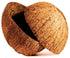 Natural Coconut Bowl Halves Coconut Shell for handicraft or pet feeder and candle maker and Christmas and Halloween decorations (2, with fiber)...