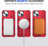for iPhone 15 Plus Case with Screen Protector+360°Ring Holder Stand+Camera Lens Protector,Compatible with MagSafe,Dual Layer Protective Sturdy Mag...