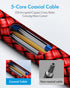 CLEEFUN 3ft USB C to USB C Cable PD 60W for iPhone 15/15 Pro/15 Plus/15 ProMax, Fast Charging Type C Charger Cable Braided Compatible with Samsung...