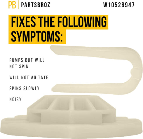 W10528947 Maytag Washer Drive Hub Kit W10396887 Easy to Install MVWX655DW1 WTW5000DW1 MVWC565FW1 MVWX655DW2 WTW5000DW0 WTW5000DW2 WTW5000DW3 MVWC415EW1 MVWC415EW2 MVWC555DW1 MVWC565FW0 MVWX655DW0