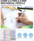 Nicpro 6PCS Pastel Mechanical Pencil Set, Cute Mechanical Pencils 0.5 mm & 0.7 mm & 0.9 mm with 360PCS HB Lead Refills, Eraser, Eraser Refill for ...