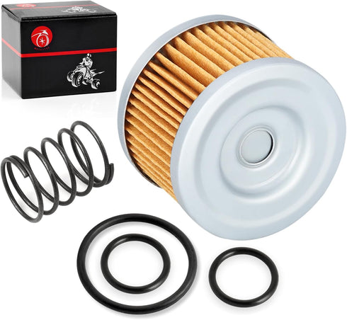 Oil Filter & Spring For Honda FourTrax 300 TRX300/FW TRX300EX TRX400EX Rancher 350 Foreman 400 450 500 520 Racher 420 Pioneer 500 520...