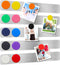 Magnetic Bulletin Strips 5PCS Self Adhesive Frameless Stainless Iron Bulletin Board Bar with 10 Magnetic Buttons for Memo Photo Notes Office Schoo...
