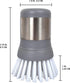 Stainless Steel Mini Scrub Brush, Ergonomic Palm Scrubber with Stainless Steel Handle, Pack of 2, Gray (1436A2P6-AMZ)...