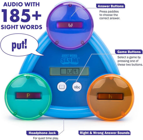 Educational Insights Sight Word Slam - Electronic Learning Games for Kids 5+, Sight Words Games for Kids...