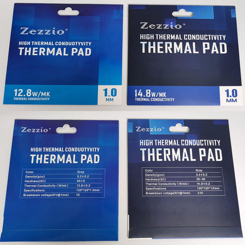 New 14.8 W/mK Silicone Thermal Pad for Heatsink GPU CPU RAM SSD LED Cooler IC Chipset Cooling...