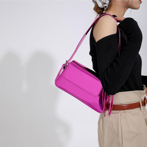 Women Small Shoulder Bag Cute Hobo Tote Handbag Evening Clutch Bag Y2k Sparkly Silver Purse for Party Prom Wedding...