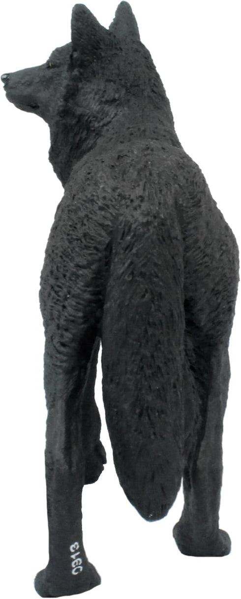 Safari Ltd. Black Wolf Figurine - Realistic 5.3" Figure - Educational Toy for Boys, Girls, and Kids Ages 1+...