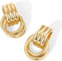 PAVOI 14K Gold Plated Trendy Chunky Geometric Dangle Earrings for Women | Gold Statement Earring Pair...