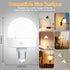 Rechargeable Battery Operated Light Bulbs, 300LM E26 Screw in (Magnetic Detachable) Light Bulb for Lamps with Remote Control Dimmable?Timer, Wirel...