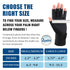 2 Pairs Pack Compression Gloves for Women Men, Copper Arthritis Gloves for Hand Pain Relief, Carpal Tunnel Wrist Support, Rheumatoid, Joint Swelli...