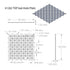 TETRIX PRIME 6x6 Plate, 96 mm x 96 mm Aluminum Building Plate, Robotics Building Elements, Spare Parts for Robotics and Vehicles, Package of 2, Co...