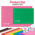 Hygloss Sheets Colorful Foam for DIY Arts & Craft, 12” x 18”, Blue, 10 Piece...