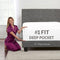 White Fitted Sheet – Twin Fitted Sheets Only – Microfiber Fitted Sheets 1 Pack Single Fitted Sheet Twin Size Fitted Bed Sheet – Twin Bed Fitted Sh...