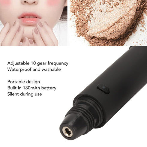Electric Makeup Brush 10 Gears Rechargeable Multifunctional Waterproof Blush Brush for Contouring, Highlight And Airbrush...