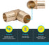 SharkBite 1-1/4 Inch Crimp 90 Degree Elbow, Brass Plumbing Fitting, PEX Pipe, PE-RT, UC0235...