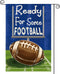 AVOIN colorlife Ready For Some Football Garden Flag 12 x 18 Inch Double Sided, Sports Game Yard Outdoor Flag...