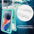 Double Space Waterproof Phone Pouch Case Compatible for Samsung Galaxy S23 S22 S21 S20 S10 Note 20/10/9 up to 7", Cellphone Case Dry Bag Vacation ...