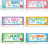 Hall Passes for Classrooms Elementary 6PCS Rainbow Magnetic Hall Passes Office Nurse Boys Girls Library Supplies Teacher Student Classroom Supplie...