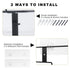 Metal Glove Holder for Wall Mount(2 PACK),Glove Box Holder Wall Mount for laboratory,Healthcare, Hospital, Restaurants,Black Medical Glove Holder ...
