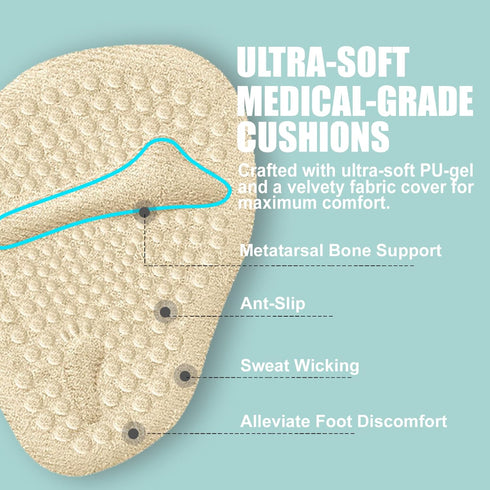 8 Pairs Heel Grips for Womens Shoes, Shoe Pads Inserts, Heel Pads for Shoes Women - Shoe Heel Inserts, Toe Inserts for Shoes Too Big - Shoe Cushio...