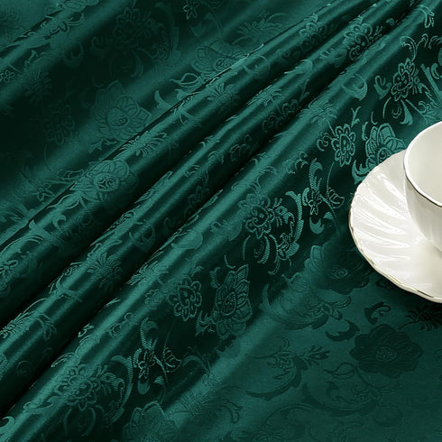 Green Satin Fabric by The Yard - 1 Yard 60 Inch Wide Satin Jacquard Fabric Silky Smooth Satin for DIY Crafts and Clothing Making...