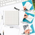 480 Sheets Sticky Notes 3 x 3 Inches Sticky Notes, Strong Stickiness, White with Black Grid Lines, Recyclable, Self-Stick Notes for Teachers and S...