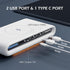 Wireless Charger Station USB C Port 30W 3 in 1 Wireless Charging Pad with Night Light for iPhone 15/14/13/12/Sumsung/Google...