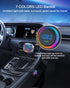 Bluetooth Car Adapter, Fast Charging, 7 LED Colors, AUX Output, U Disk Support, Bluetooth Transmitter, Hi-Fi Bass Sound, FM Radio, Handsfree Calls...