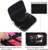 Teamoy Watch Band Storage Case Holds 12 Watch Straps, Travel Organizer Bag Compatible for All Series Apple Watch Bands or Smart Watch Bands, Black...