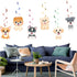 12 Pcs Dog Paw Prints Puppy Hanging Swirls Ceiling Streamers Decorations, for Dog Paw Prints Birthday Party Favors Supplies and Baby Shower Decora...