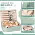 28 Pcs Women Makeup Set Makeup Bag with Makeup Brushes Premium Synthetic Brush and Mirror for Women Travel Reusable Cosmetic(Sage Green)...
