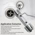Tub Drain Remover Wrench, Heavy Duty Drain Wrench Aluminum Alloy Wrench for Install and Remove Most Bath and Shower Drains...