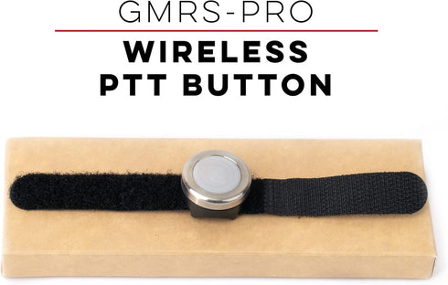 BTECH BS-PTT Wireless PTT (Push-to-Talk) Device - Compatible with GMRS-PRO Radios and HFP Bluetooth Headsets for Effortless Wireless Communication...