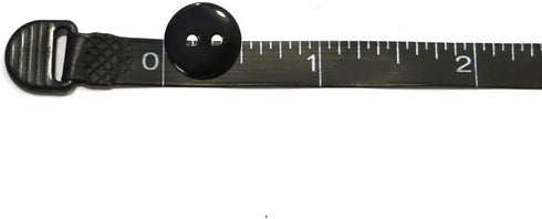 Buttons 1/2 Inch (1/2”) 2 Hole 10 Pieces - White Black Clear Pearl - Sewing Crafts Replacement Button - Perfect for Crafts, Coats, Shirts, Pants, ...