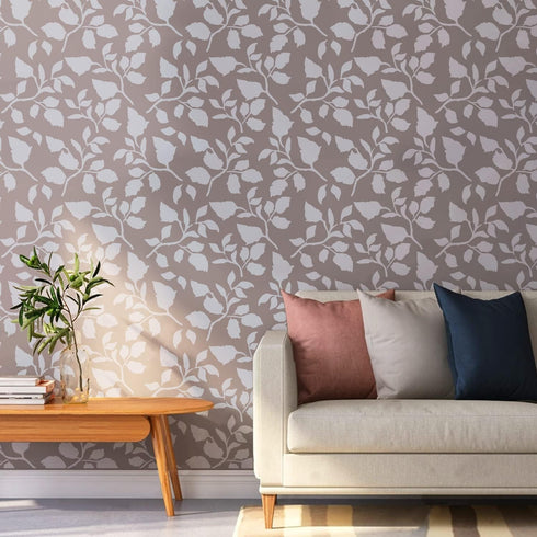 GSS Designs Flourish Leaf Stencils for Painting on Wood Canvas Paper Fabric Floor Wall and Tile - Foliage Stencils 12x12 Inches - Reusable DIY Art...