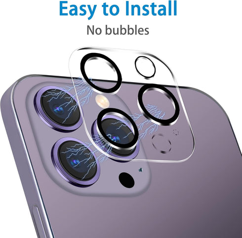 ?3 Pack?Dengduoduo Tempered Glass Camera Lens Protector for iPhone 14 Pro 6.1" & iPhone 14 Pro Max 6.7", Ultra HD, 9H Hardness, Anti-Scratch, Case...
