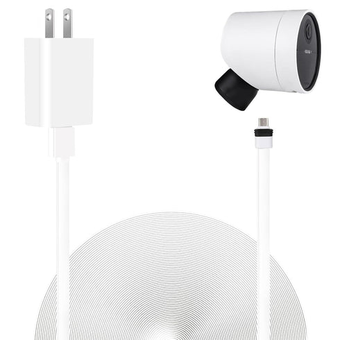 Power Cable Compatible with SimpliSafe Wireless Outdoor Security Camera,16.5Ft/5m Weatherproof USB Cable Power Your SimpliSafe Outdoor Camera cont...