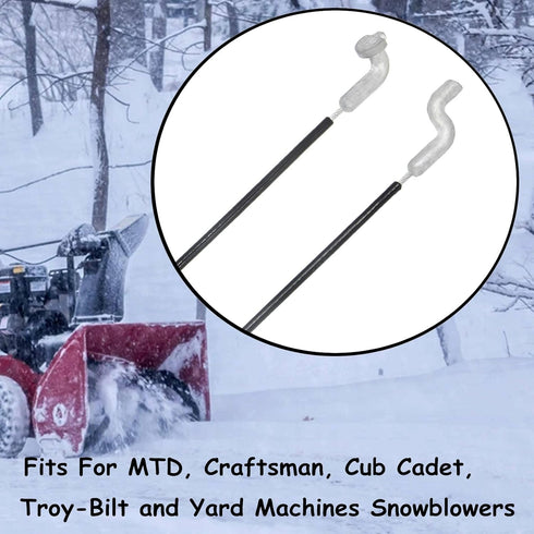 946-04397A Speed Selector Cable for MTD Craftsman Cub Cadet Troy-Bilt Yard Machines Snowblowers 746-04397 746-04397A, Cable Length 23.5"...