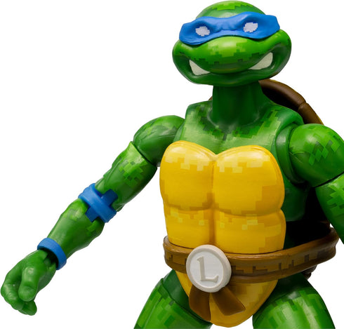 The Loyal Subjects Teenage Mutant Ninja Turtles BST AXN Action Figure NES 8-Bit Leonardo Exclusive 13 cm, BATMNTLEOBW04, Multicoloured...