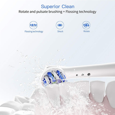 Replacement Toothbrush Heads for Oral B Braun, 4 Pack Professional Electric Toothbrush Heads, Precision Clean Brush Heads Refill Compatible with O...