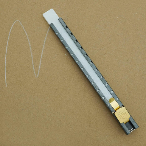 Gutimore Flat Soapstone Holder 2pcs Flat Soapstone Pens with 12pcs Soapstone Refills for Welding and Welders, Perfect for Marking on Steel, Alumin...