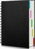 EUSOAR Notebook with Dividers, 1 Pack A5 5.5"x 8.3", 5 Subject, Hardcover College Ruled Paper 100gsm Thick, 120 Sheets/ 240 Pages, Notebooks & Wri...
