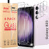 iAnder 3 Pack Glass Screen Protector for Galaxy S23, 3 Pack Camera Lens Protector with Easy Installation Tray, Supports Fingerprint Sensor, HD Ret...